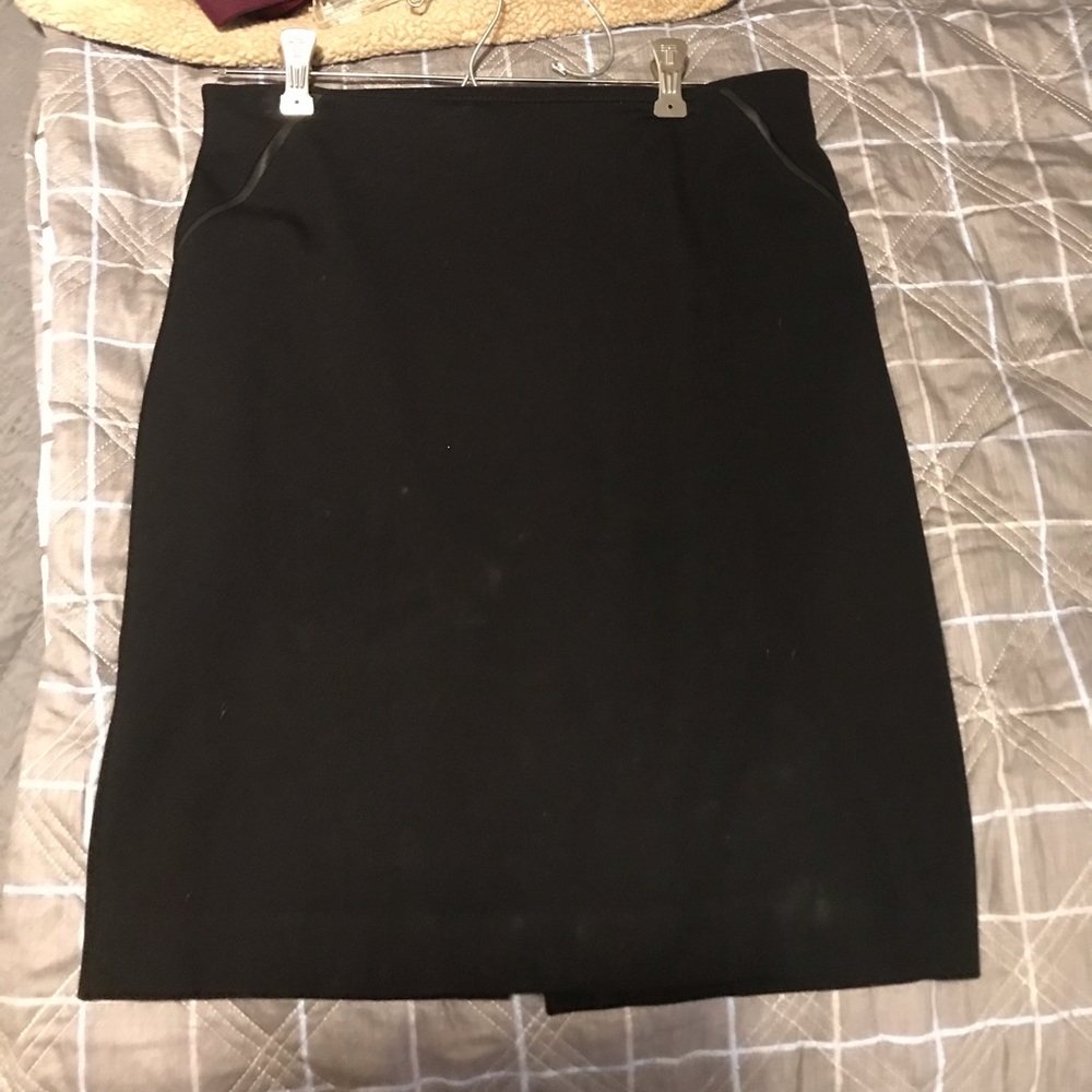 Black petite skirt